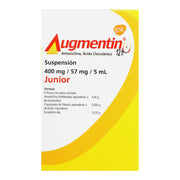 Augmentin 12H Jr Suspensión 400Mg/57Mg/5Ml 60Ml (Amoxicilina/Clavulanato) - WeCare Pharma
