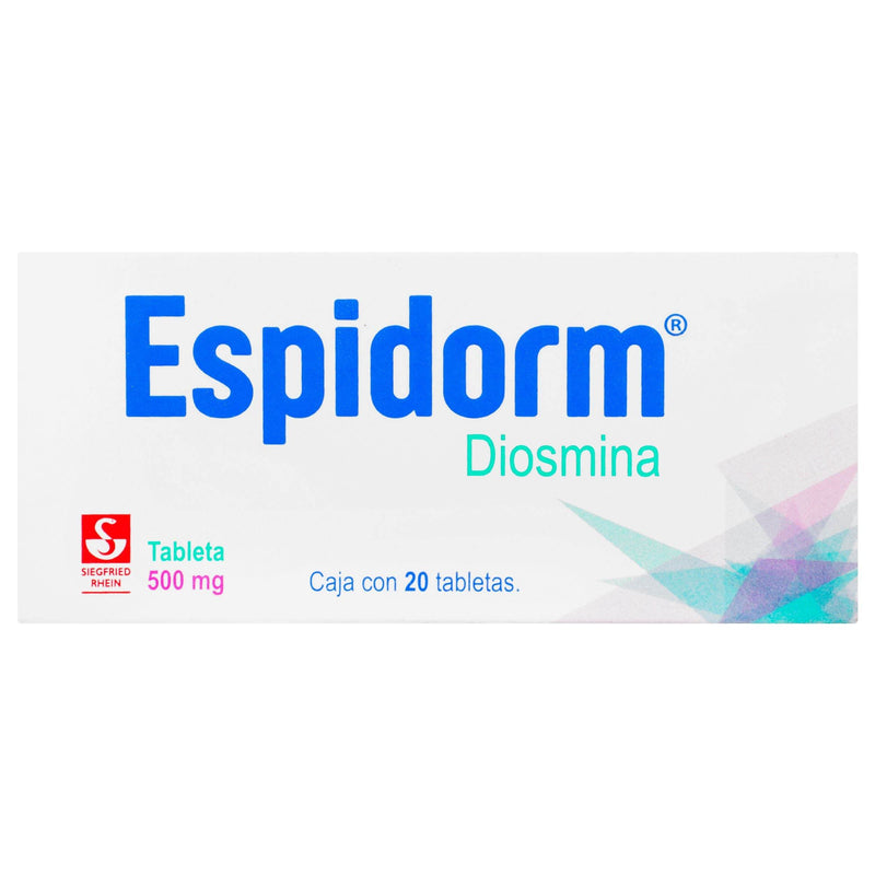 Espidorm 500Mg Con 20 Tabletas (Diosmina) - WeCare Pharma