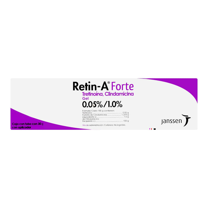 Retin A Forte Gel 0.05/1% 30G (Tretionina/Clindamicina) - WeCare Pharma