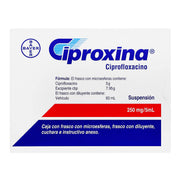 Ciproxina Suspensión 250Mg/5Ml 100Ml (Ciprofloxacino) - WeCare Pharma