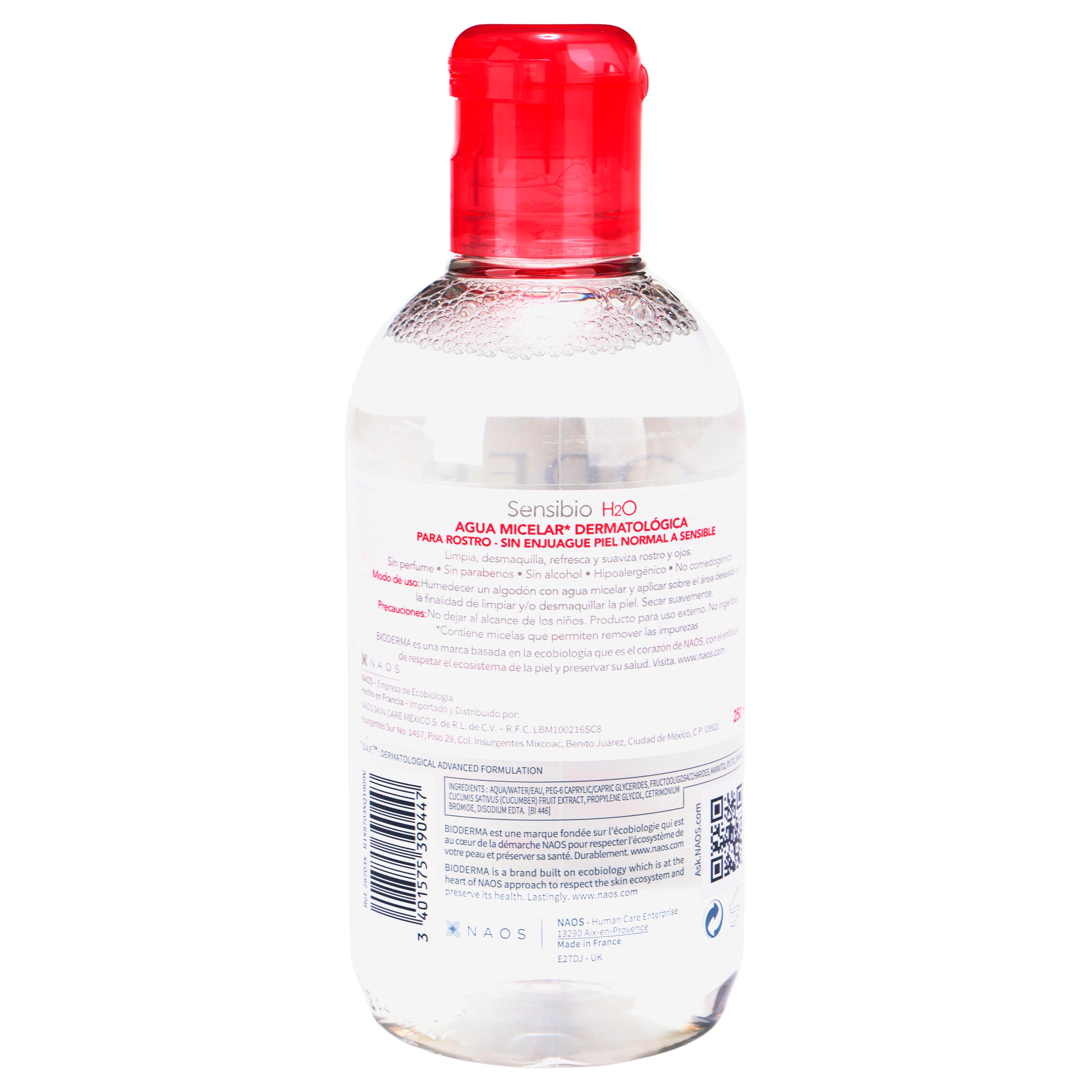 Bioderma Sensibio H2O Agua Micelar 250Ml 7 - 3401575390447