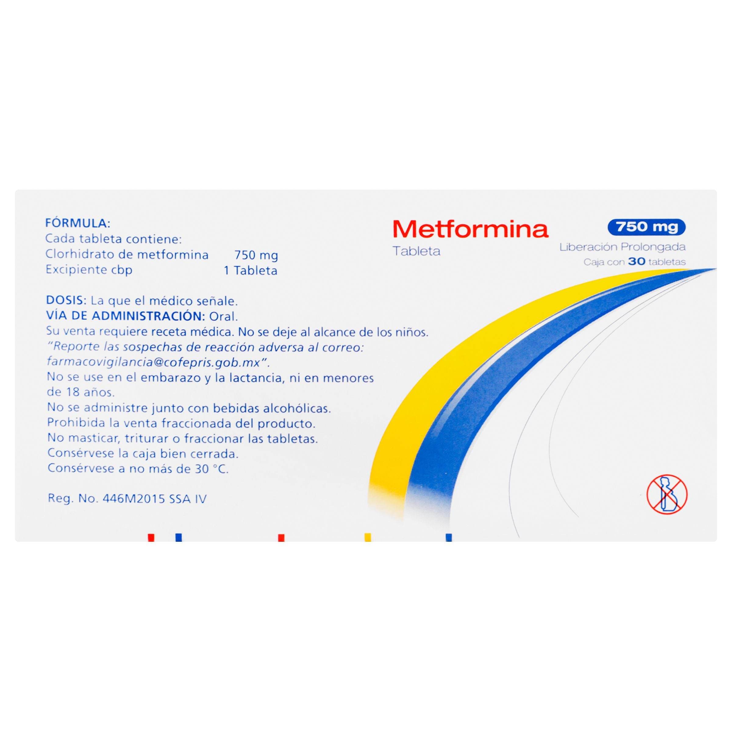 Metformina 750Mg Con 30 Alpharma Tabletas — WeCare Pharma