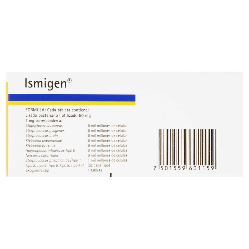 Ismigen Sl 50Mg Con 10 Tabletas (Lisados Bacterianos) - WeCare Pharma