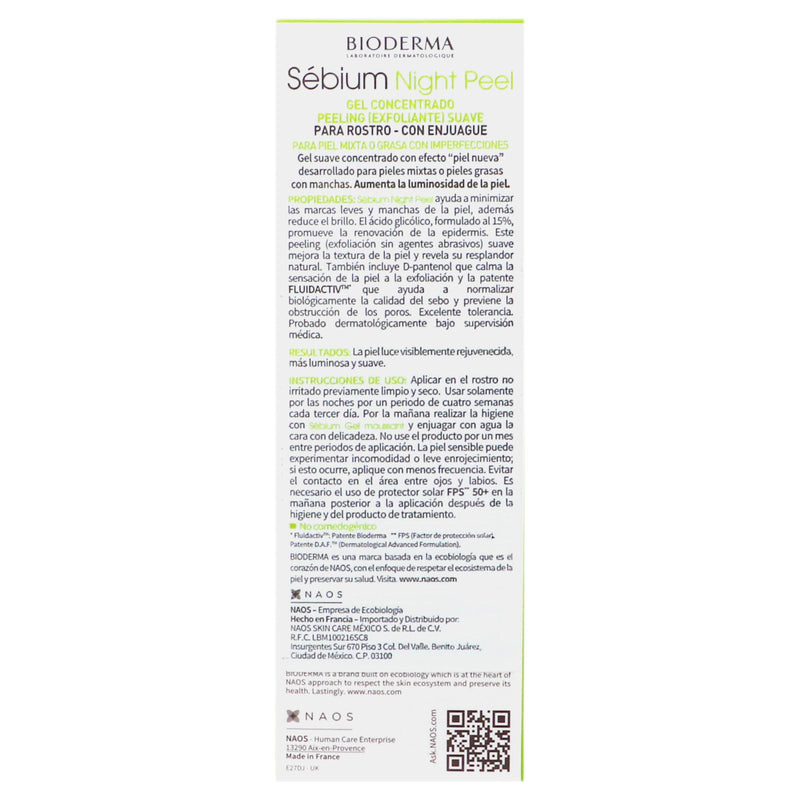 Bioderma Sebium Night Peel 40Ml - WeCare Pharma