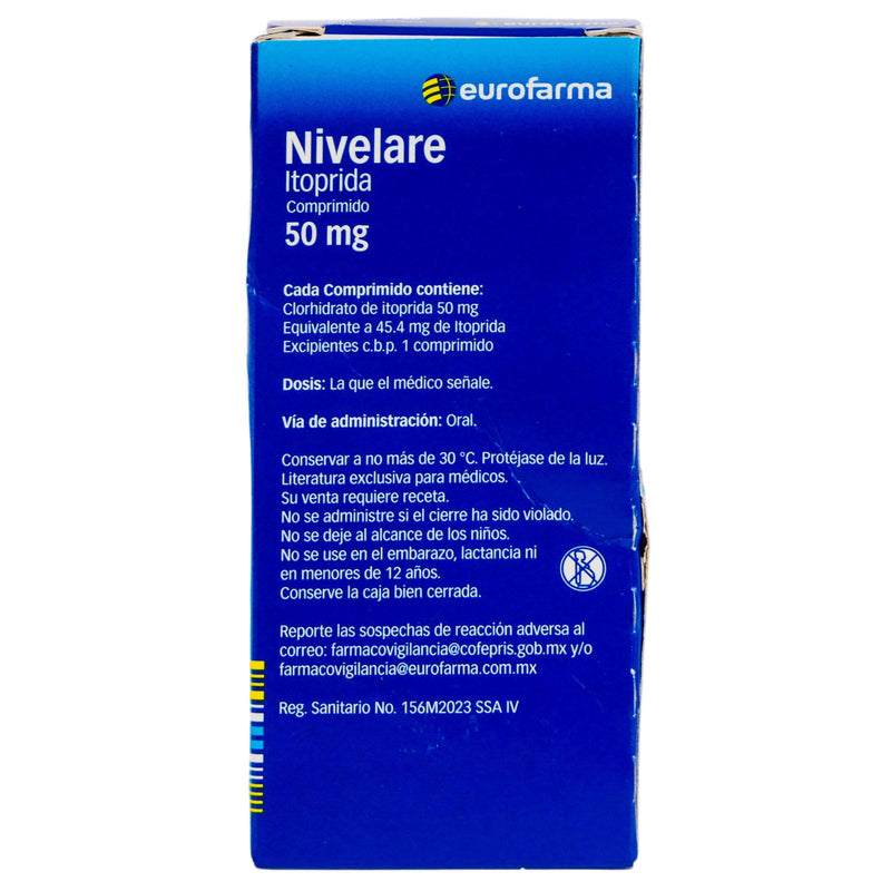 Nivelare 50Mg Con 30 Comprimidos (Itoprida) - WeCare Pharma