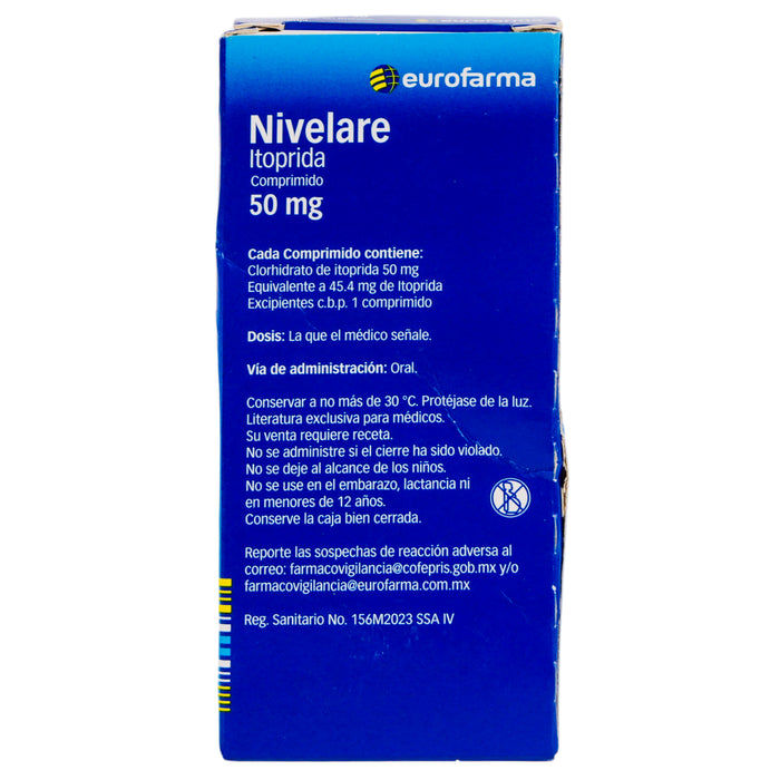 Nivelare 50Mg Con 30 Comprimidos (Itoprida) 7 - 7798016922845