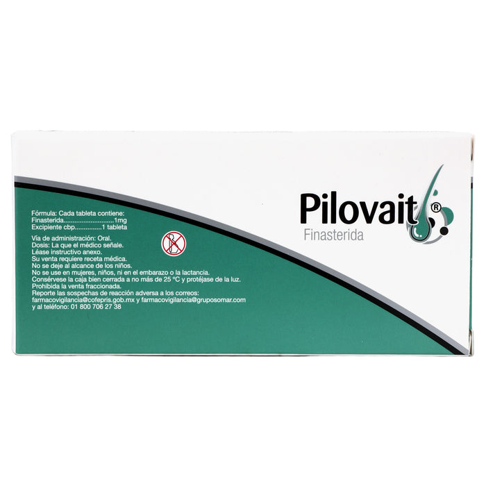 Pilovait 1Mg Con 30 Tabletas (Finasterida) 6 - 7501258215350