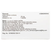 Cialis 20Mg Con 4 Tabletas (Tadalafil) - WeCare Pharma
