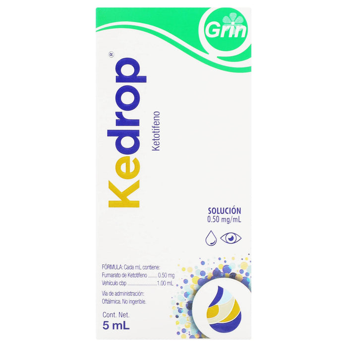 Kedrop Gotas 0.05% 5Ml (Ketotifeno) - WeCare Pharma
