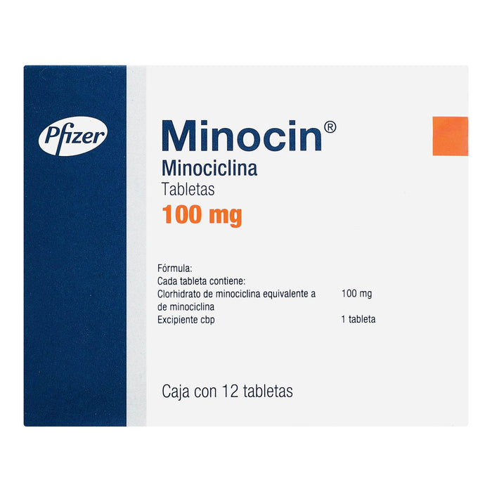 Minocin 100Mg Con 12 Tabletas (Minociclina) - WeCare Pharma