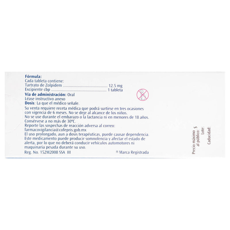 Stilnox Cr (Zolpidem) 12.5Mg Tabletas Con 28 - WeCare Pharma