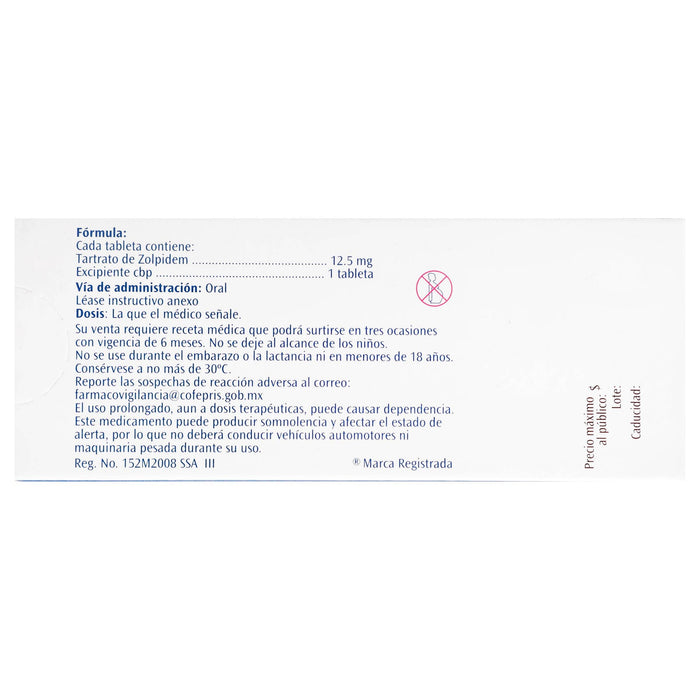 Stilnox Cr (Zolpidem) 12.5Mg Tabletas Con 28 - WeCare Pharma