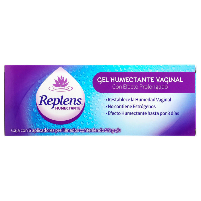 Replens Gel Humectante Vaginal 5.G Con 6 Aplicadores - WeCare Pharma