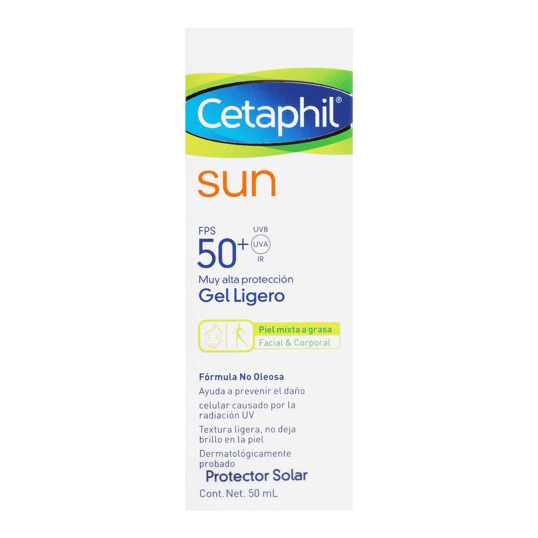 Cetaphil Sun Protector Solar En Gel Fps50 50Ml 6 - 7612076457232