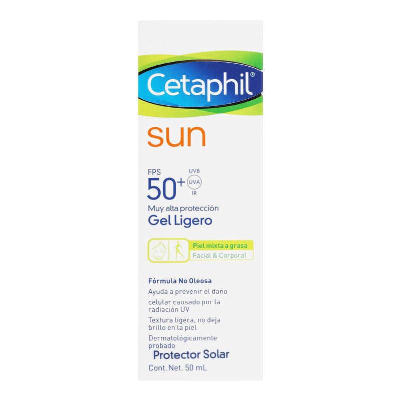 Cetaphil Sun Protector Solar En Gel Fps50 50Ml - WeCare Pharma