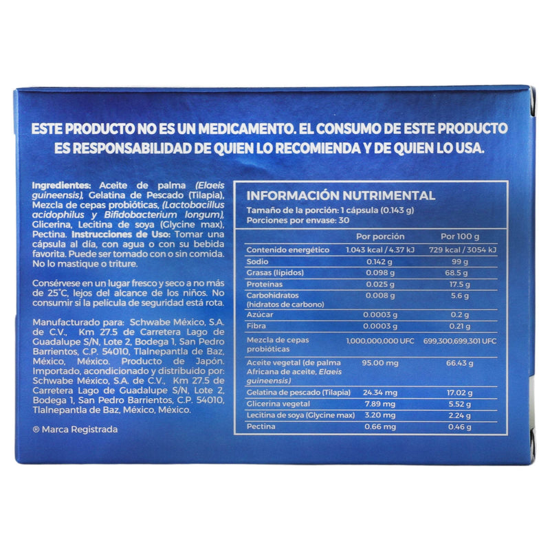 Pearls 0.143G Con 30 Capsulas (Probioticos) - WeCare Pharma