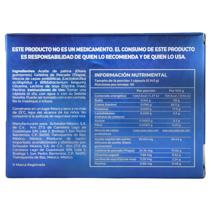 Pearls 0.143G Con 30 Capsulas (Probioticos) - WeCare Pharma