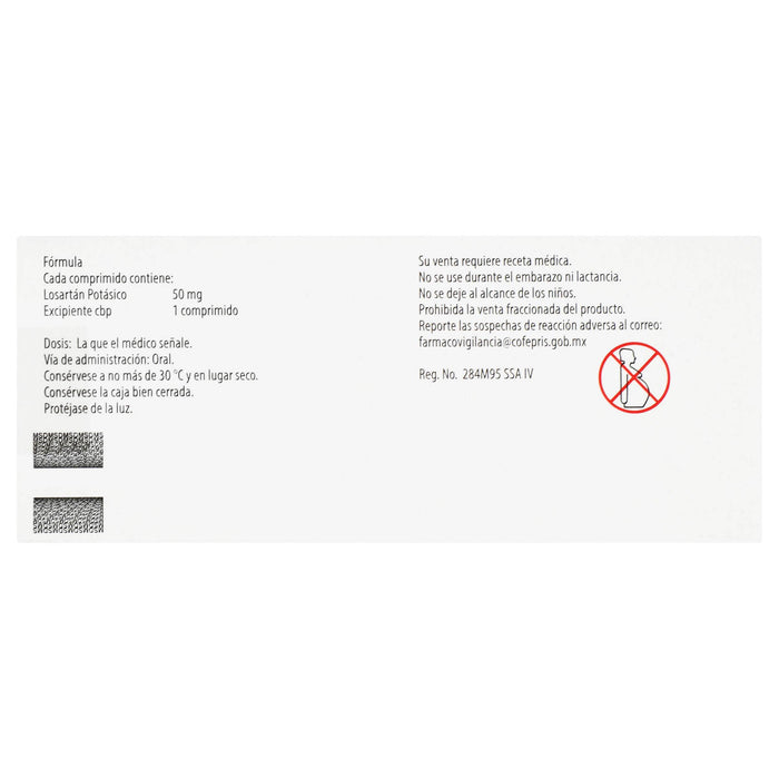 Cozaar 50Mg Con 30 Comprimidos (Losartan) - WeCare Pharma