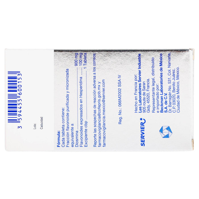 Elatec 1000Mg Con 30 Tabletas (Diosmina/Hesperidina) - WeCare Pharma