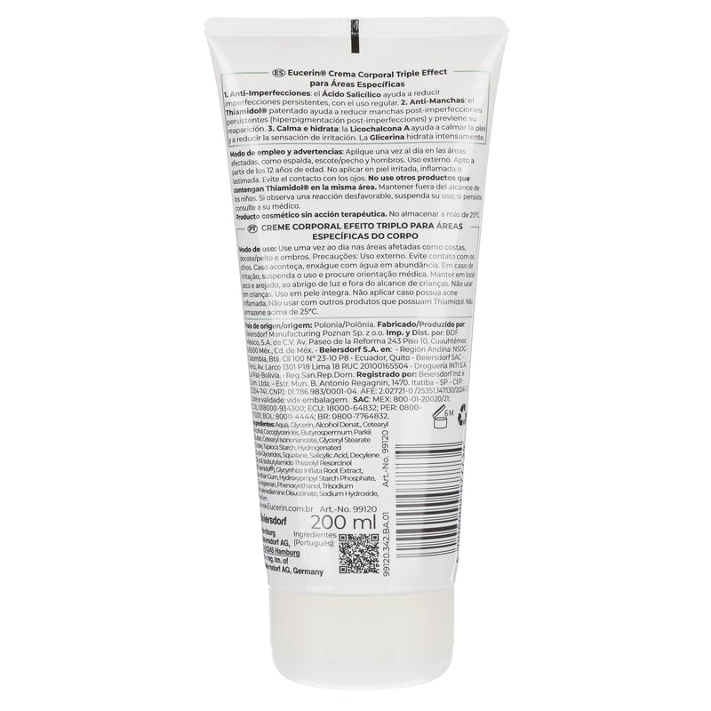 Eucerin Dermo Pure Oil Control Crema Corporal 200Ml - WeCare Pharma