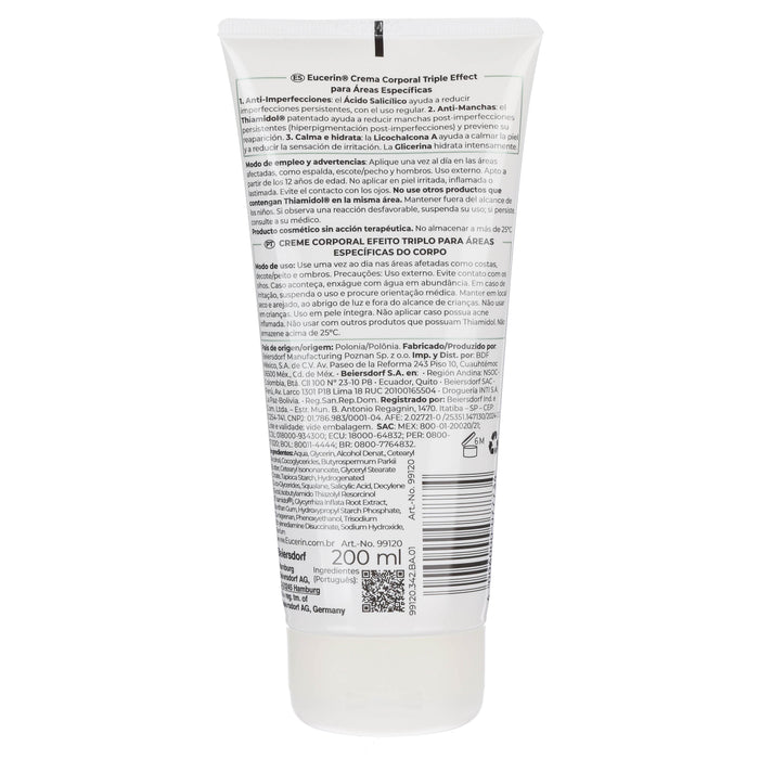 Eucerin Dermo Pure Oil Control Crema Corporal 200Ml - WeCare Pharma