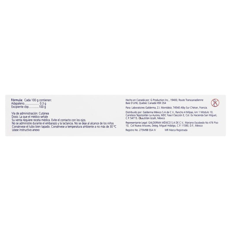 Adaferin Gel 0.3% 45G (Adapaleno) - WeCare Pharma