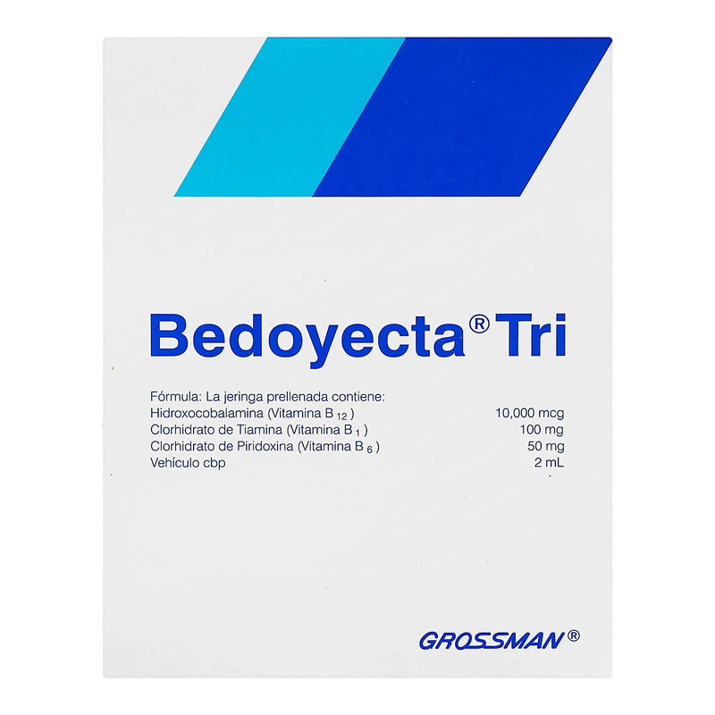 Bedoyecta Tri Syringe 10,000Mcg/100Mg/50Mg/2Ml With 5 (Hydroxocobalami — WeCare Pharma