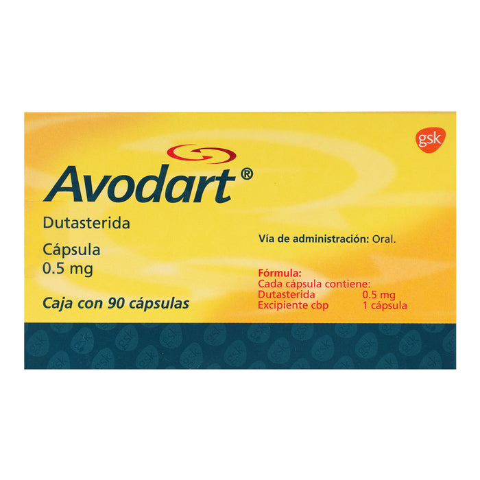 Avodart 5Mg Con 90 Capsulas (Dutasterida) 6 - 7501043195713