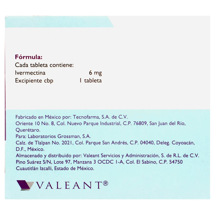 Ivexterm 6Mg Con 4 Tabletas (Ivermectina) - WeCare Pharma