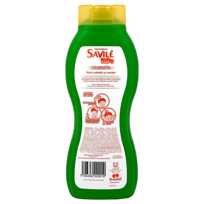 Savile Kids Cabello Y Cuerpo 370Ml - WeCare Pharma