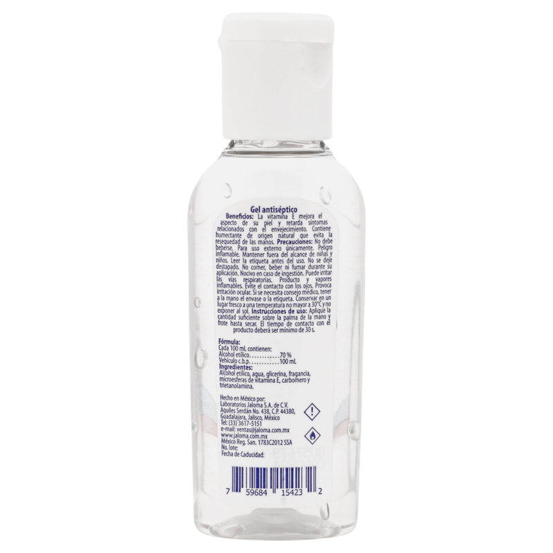 Gel Antiseptico Para Manos Vitamina E Jaloma Frasco Con 60Ml - WeCare Pharma