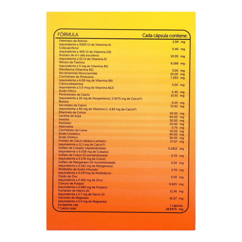Vivioptal Con 30 Capsulas (Vitaminas Y Minerales) - WeCare Pharma