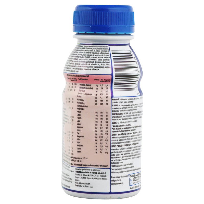 Ensure Advance Frasco 237Ml Fresa (Suplemento Alimenticio) - WeCare Pharma