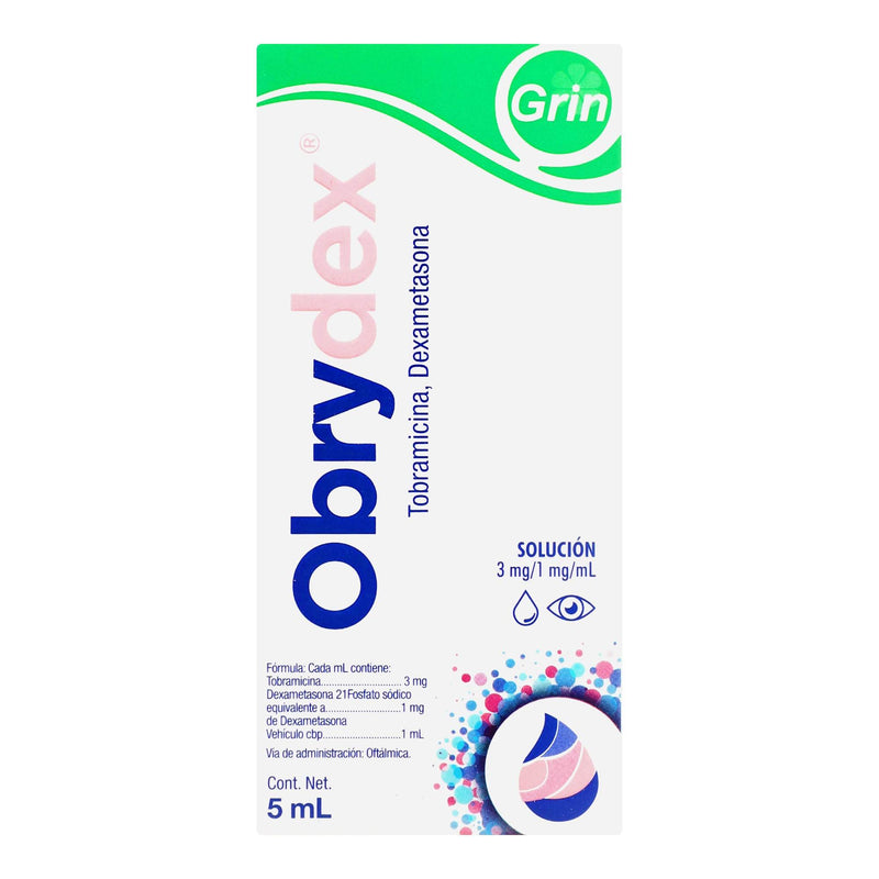 Obrydex Gotas 3Mg/Mg/Ml 5Ml (Tobramicina/Dexametasona) - WeCare Pharma