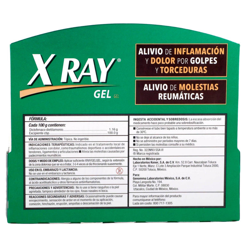 X-Ray Gel Gel 1.16% 30G (Diclofenaco) - WeCare Pharma