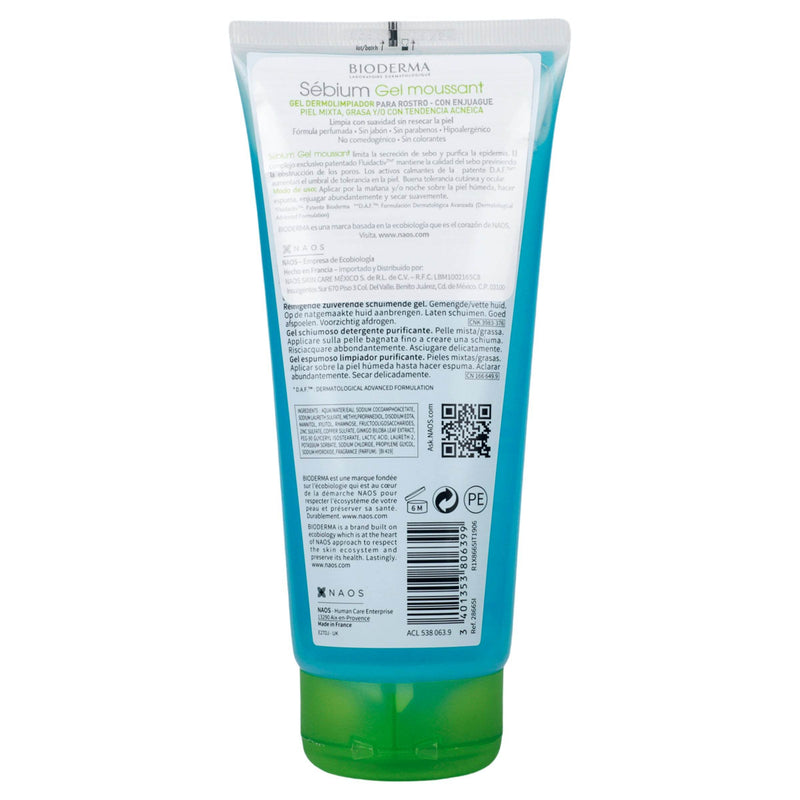 Bioderma Sebium Gel Moussant 200Ml - WeCare Pharma