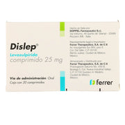 Dislep 25Mg Con 20 Comprimidos (Levosulpirida) - WeCare Pharma