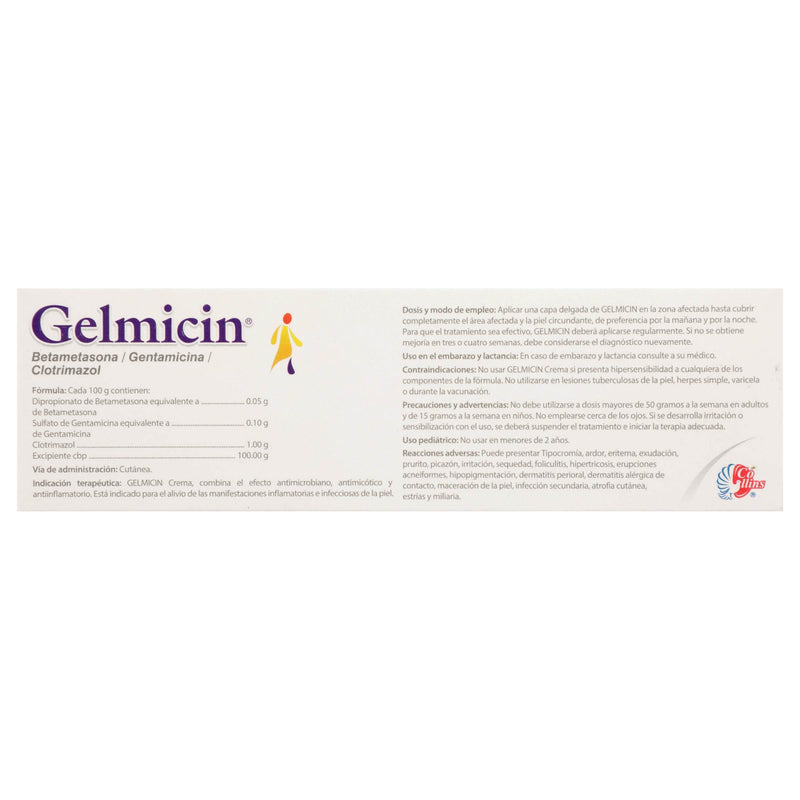 Gelmicin/Clotrimazol) Crema 40G (Betametasona/Gentamicina) - WeCare Pharma