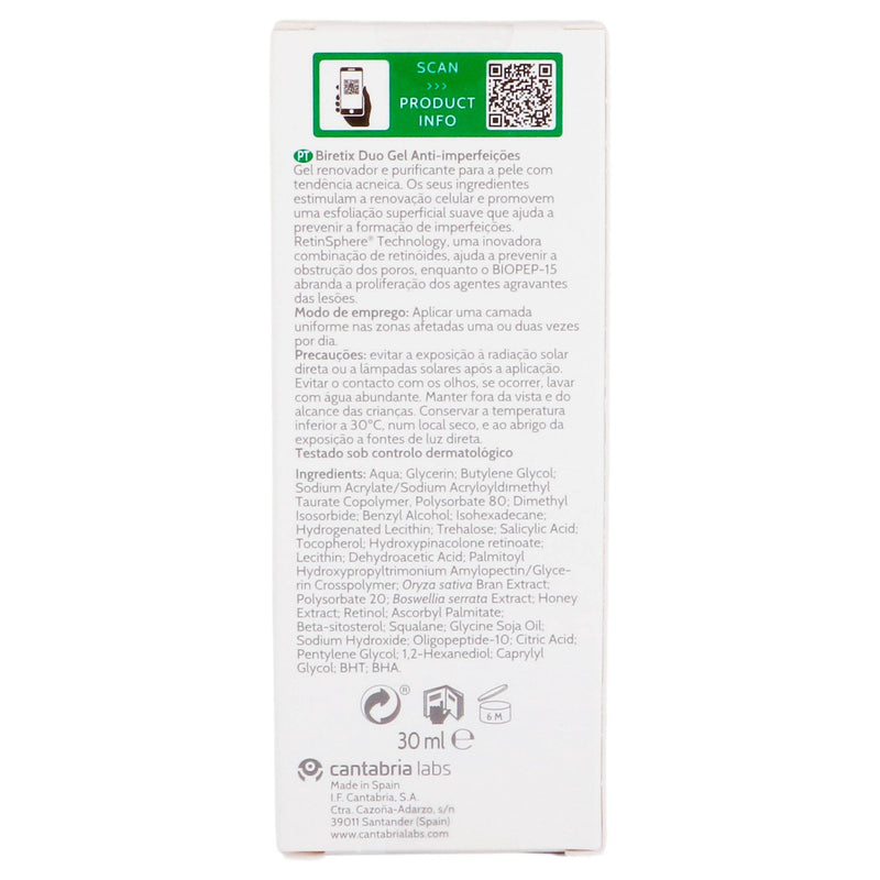 Cantabria Biretix Duo 30Ml - WeCare Pharma