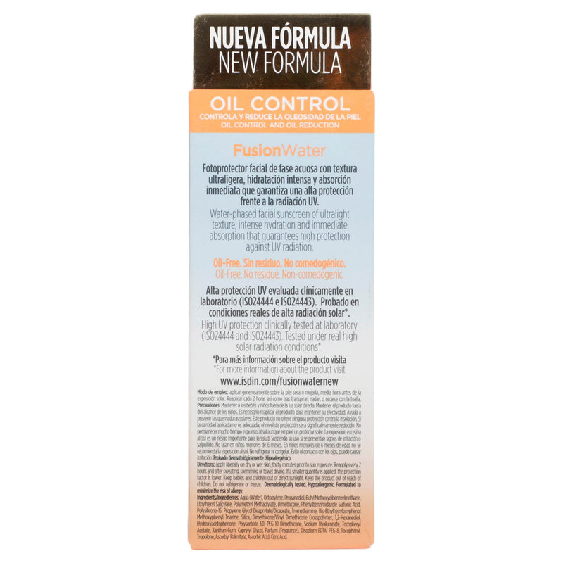 Isdin Fotoprotector Fusion Water Fps50 50Ml - WeCare Pharma