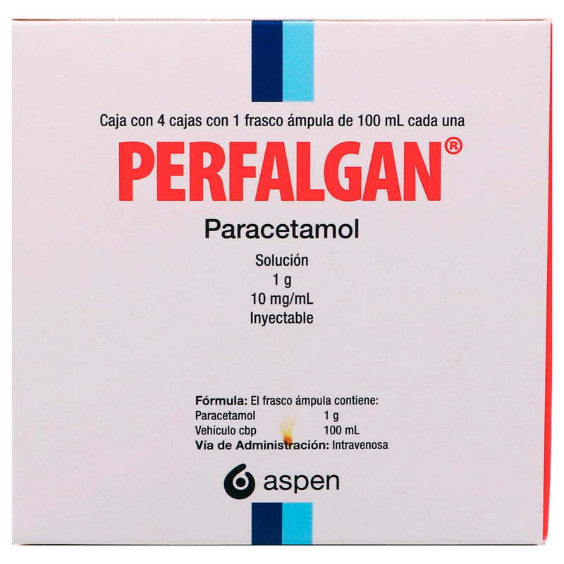 Perfalgan Frasco 1G Con 4 Ampulas (Paracetamol) - WeCare Pharma