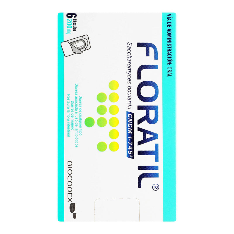 Floratil 200Mg Con 6 Capsulas (Saccharomyces Boulardii) - WeCare Pharma