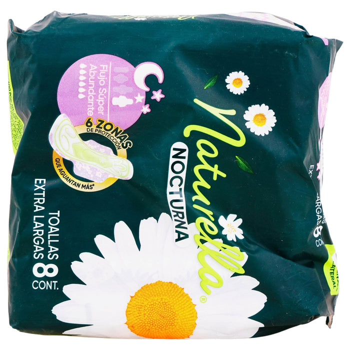 Toallas Naturella Super Abundante Con 8 - WeCare Pharma