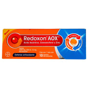Redoxon Aox 100Mg/400Unid/10Mg Con 10 Tabletas (Acido Ascorbico/Colecalciferol/Zinc) - WeCare Pharma