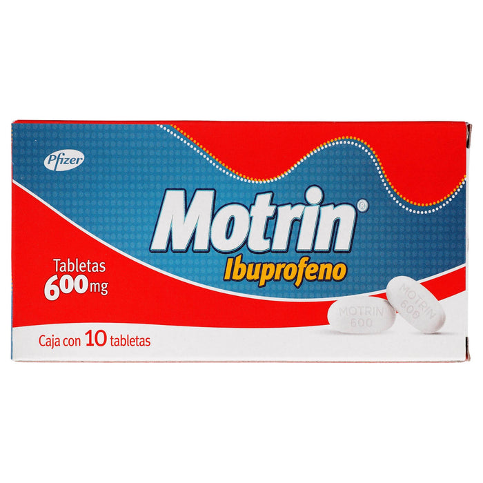 Motrin 600Mg Con 10 Tabletas (Ibuprofeno) - WeCare Pharma