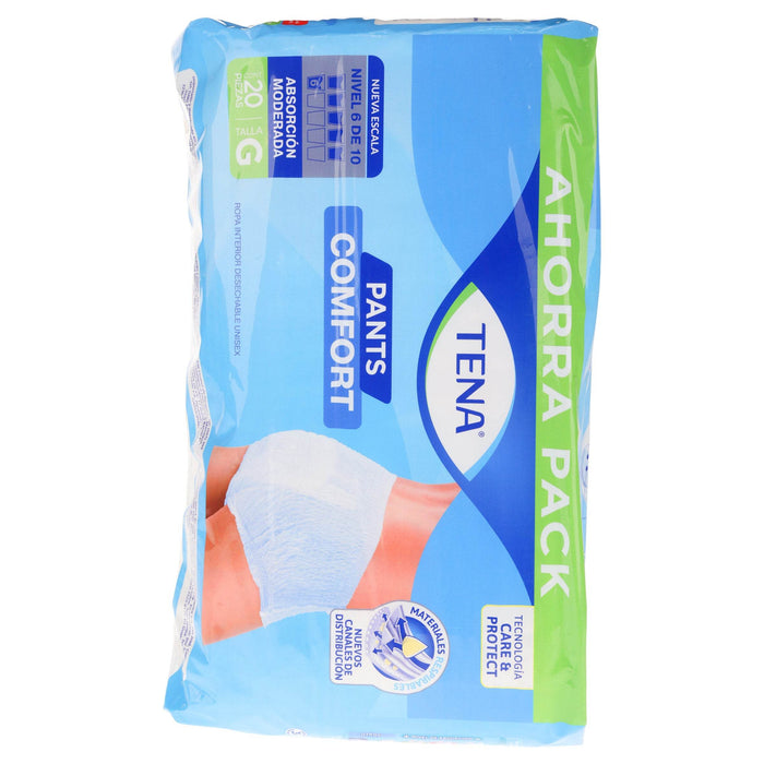 Pañal Tena Tipo Calzon Comfort Grande Con 10 - WeCare Pharma