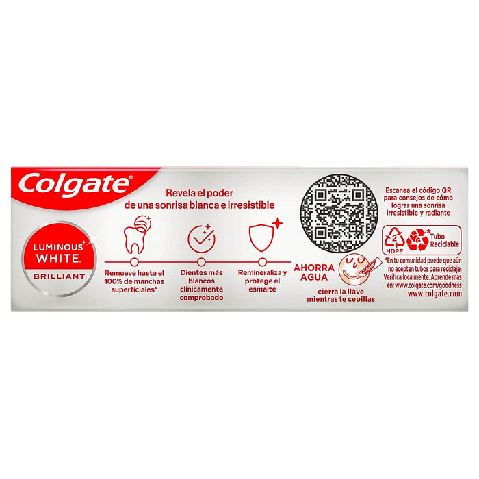 Colgate Pasta Dental Luminous White 22Ml - WeCare Pharma