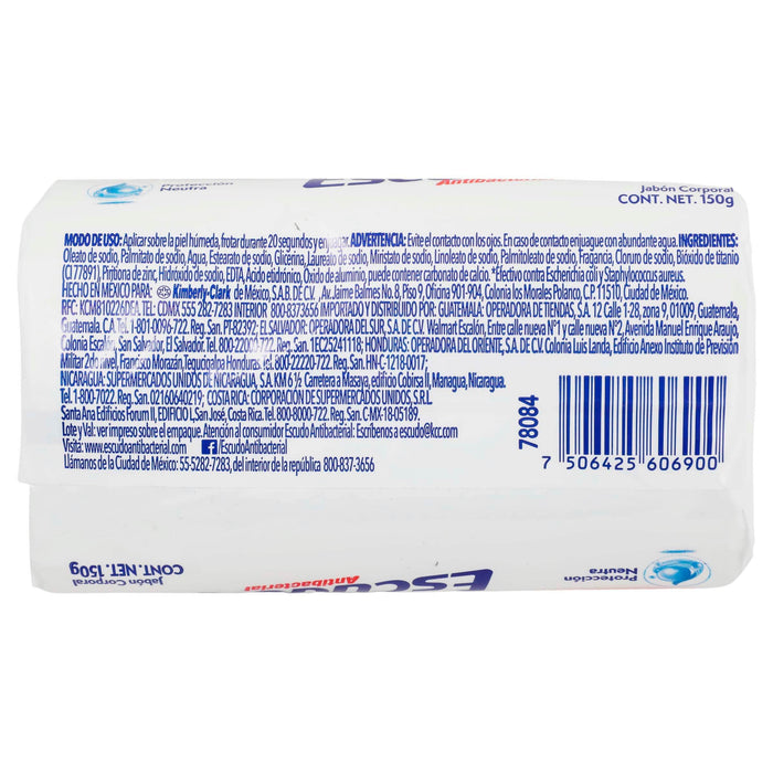 Jabon Escudo Blanco Proteccion Neutra 150G - WeCare Pharma