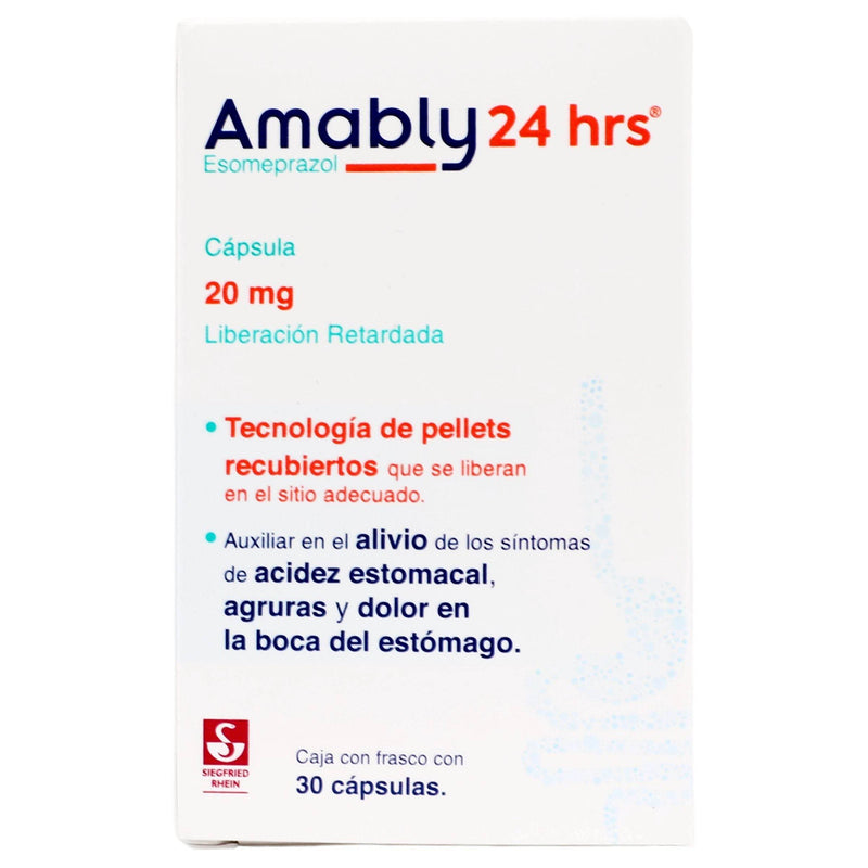 Amably Lp (Esomeprazol) Capsulas 20 Mg Con 30 - WeCare Pharma