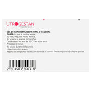 Utrogestan 100Mg Con 15 Capsulas (Progesterona) - WeCare Pharma